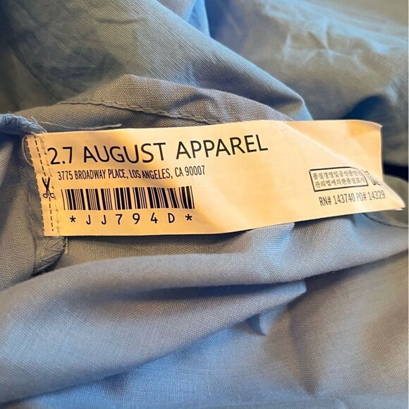 English Factory blue backless midi dress - Picture 11 of 15